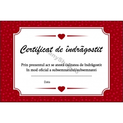 Certificat de indragostit